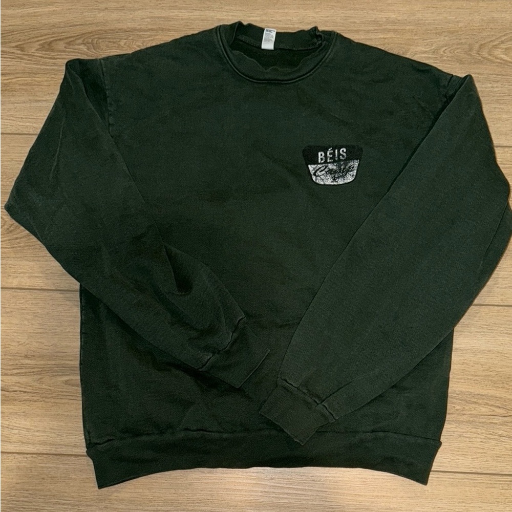 Los Angeles Apparel “Beis” Camp Crewneck Sweater